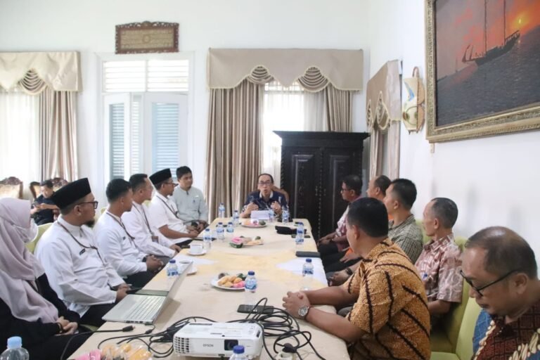 SEKDA DAN DT PEDULI BAHAS PERSIAPAN PERESMIAN HUNTAP DESA KERTAANGSANA NYALINDUNG