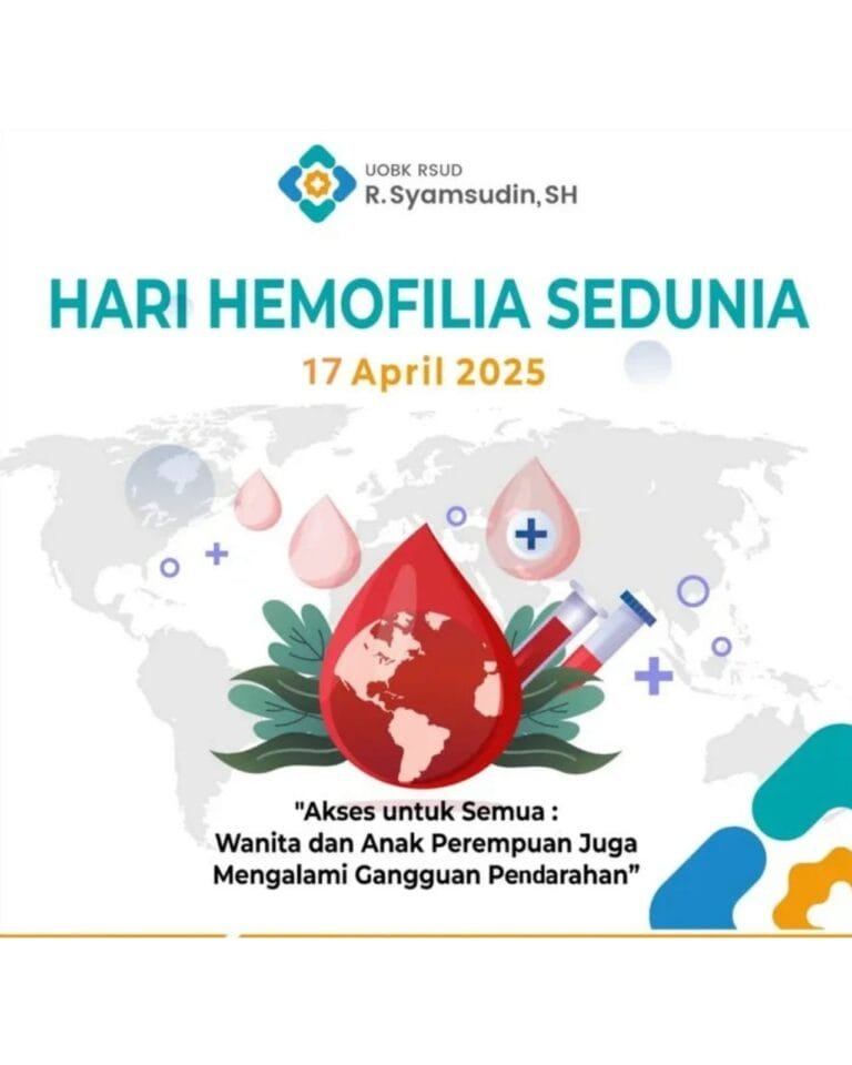Peringati Hari Hemofilia Sedunia, Dokter Hasan Basri Ajak Masyarakat Tingkatkan Kepedulian terhadap Anak dengan Hemofilia