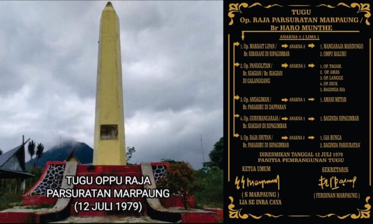 Riwayat Op. Parsuratan Marpaung: Raja Marpaung Sipagimbar di Angkola Sipirok Tapsel