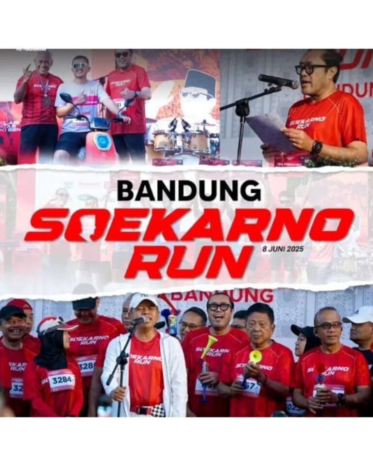 Soekarno Historical Fun Run 5K Sukses Digelar di Bandung, Libatkan Ribuan Peserta Napak Tilas Sejarah