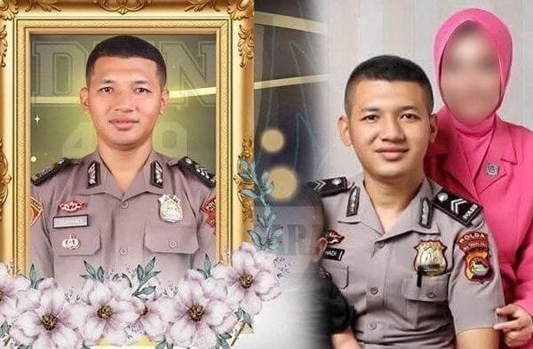 Kiri Brigadir Muhammad Nurhadi yang tewas karena penganiayaan oleh dua orang
