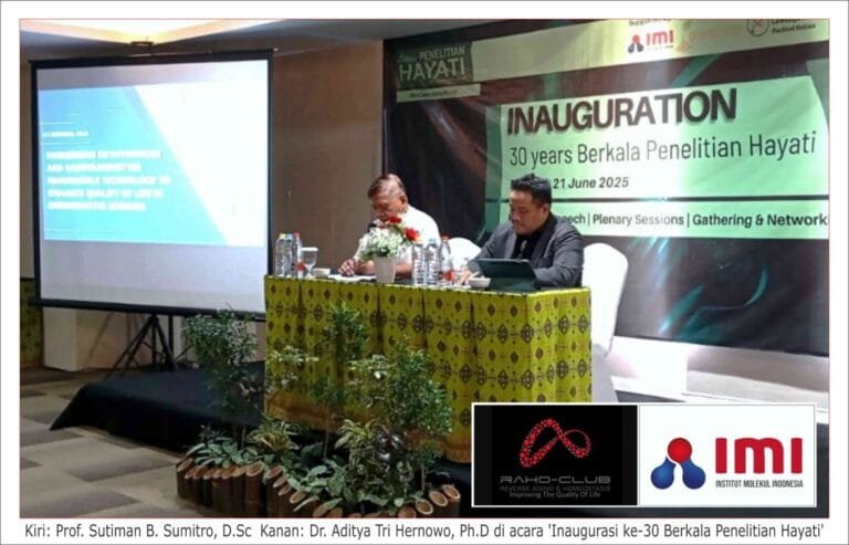 Terapi Nanobubbles IMI-RAHO Club di Inaugurasi ke-30 Berkala Penelitian Hayati
