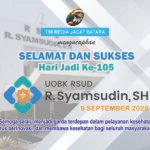 hari jadi rsud syamsudin jagat batara