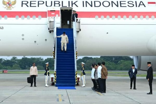 prabowo tiba di indonesia
