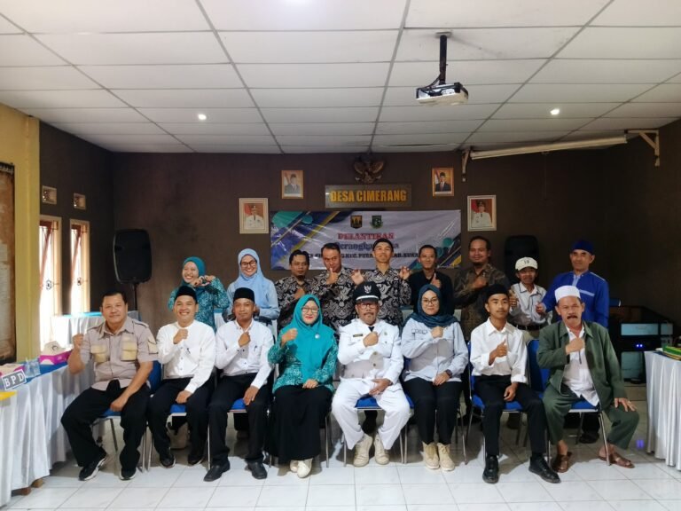 Tiga Perangkat Desa Baru Resmi Dilantik di Desa Cimerang Purabaya Sukabumi.