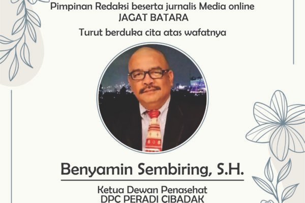 ucapan berduka pak benyamin jagat batara