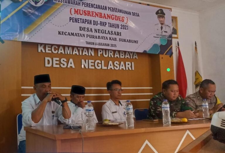 Desa Neglasari Gelar Musrenbang 2025, Bahas Penyusunan DU-RKPDesa Tahun 2027